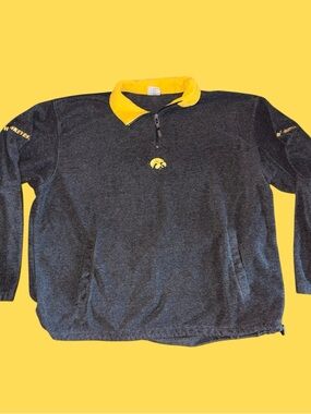 Columbia Men’s XL 1/4 Zip Iowa Hawkeyes Fleece Sweatsurt Jacket Pullover